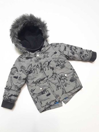 Стильная зимняя курточка парка от Next для малыша 9/12 мес.