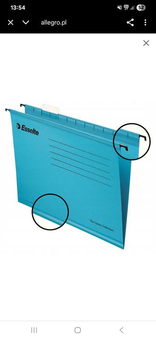 Teczki zawieszane Esselte