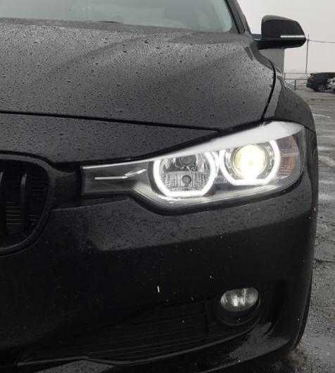 Фара БМВ Ф30 BMW F30 глазки в фару BMW F30