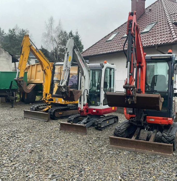 Minikoparka JCB 803  gąsienicowa nie Takeuchi tb216 nie Kubota ZAMIANA