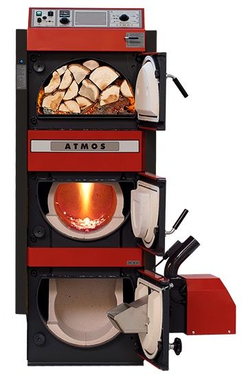 ATMOS DC25SP 27 kW kocioł piec na zgazowanie zgazujący drewno pelet