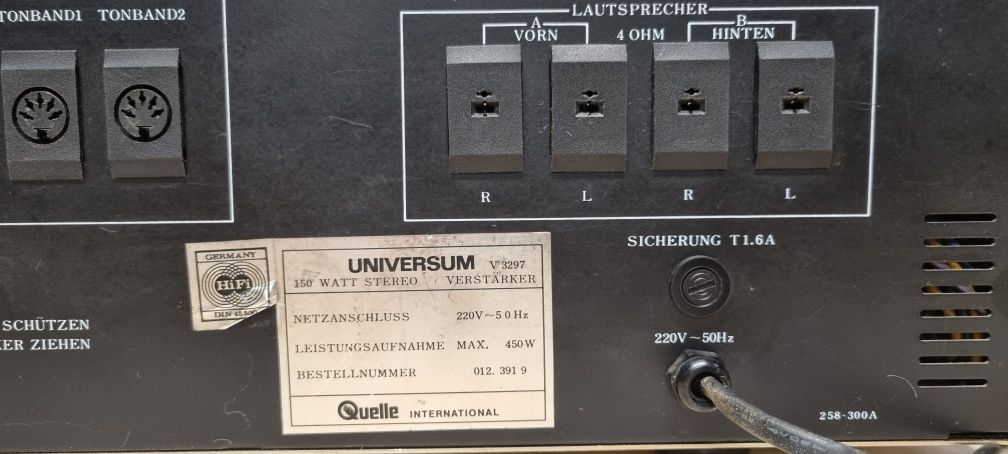 Wzmacniacz Top hi-fi Pioneer UNIVERSUM 2500 V3297. Vintage