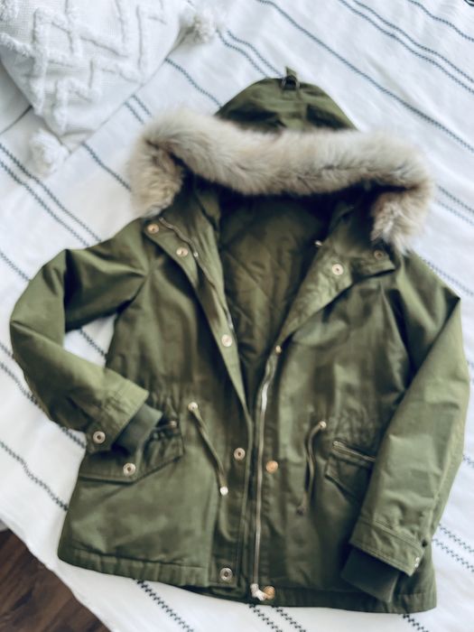 Kurtka zimowa ZARA typu parka 3w1 rozm. XS