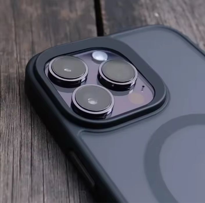 Capa black Mate Magsafe iPhone 16  + Vidro Temperado 9H IPhone 14 pro