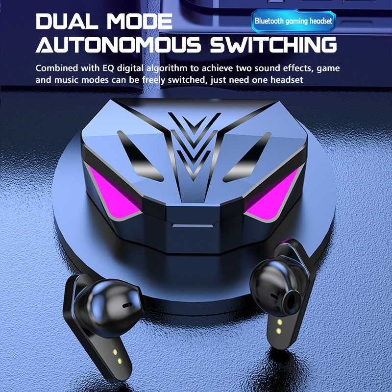 Słuchawki gamingowe X15 Bluetooth led douszne