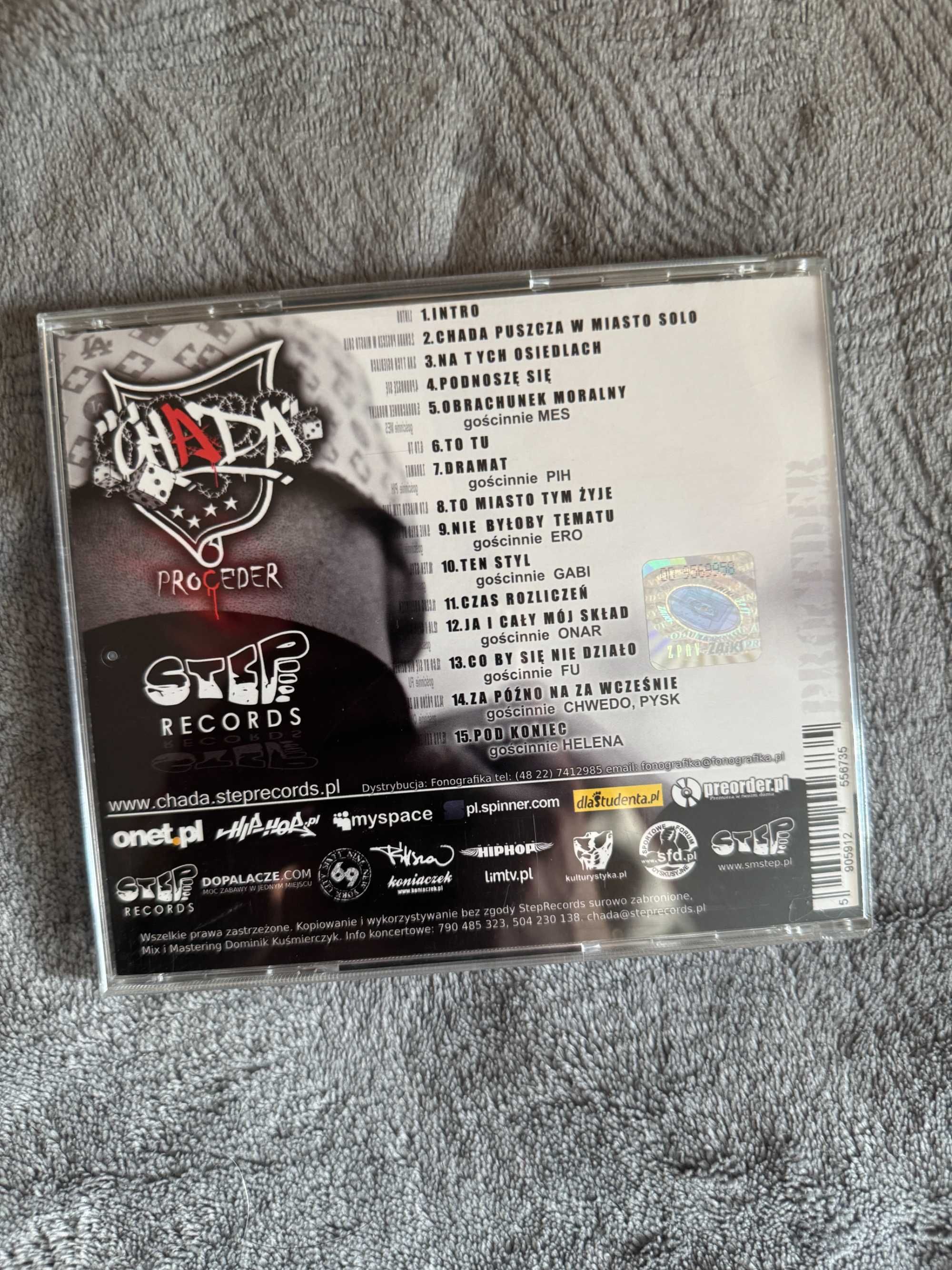 Chada - Proceder, płyta CD, 2009