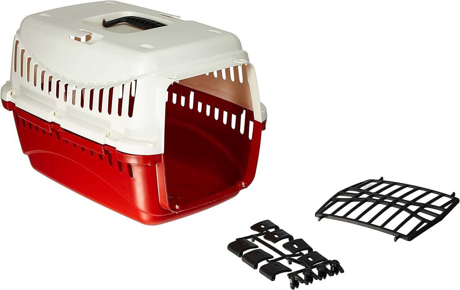 Kerbl 81348 Transporter z Plastikowymi Drzwiami, 45 x 30 x 30 cm