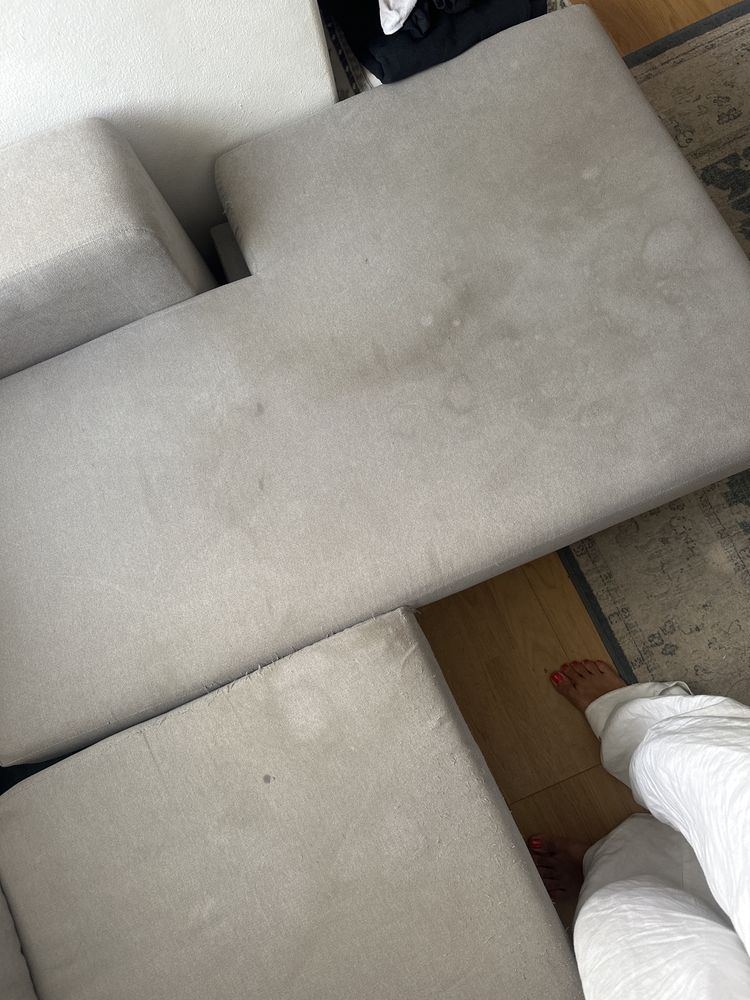 Sofa Cinzento com chaise longue
