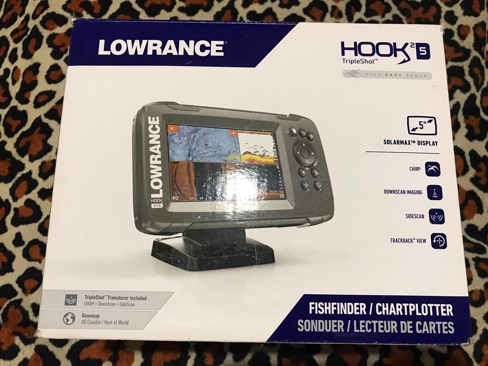 Ехолот Lowrance Hook2-5 TripleShot + карта Дніпра преміум