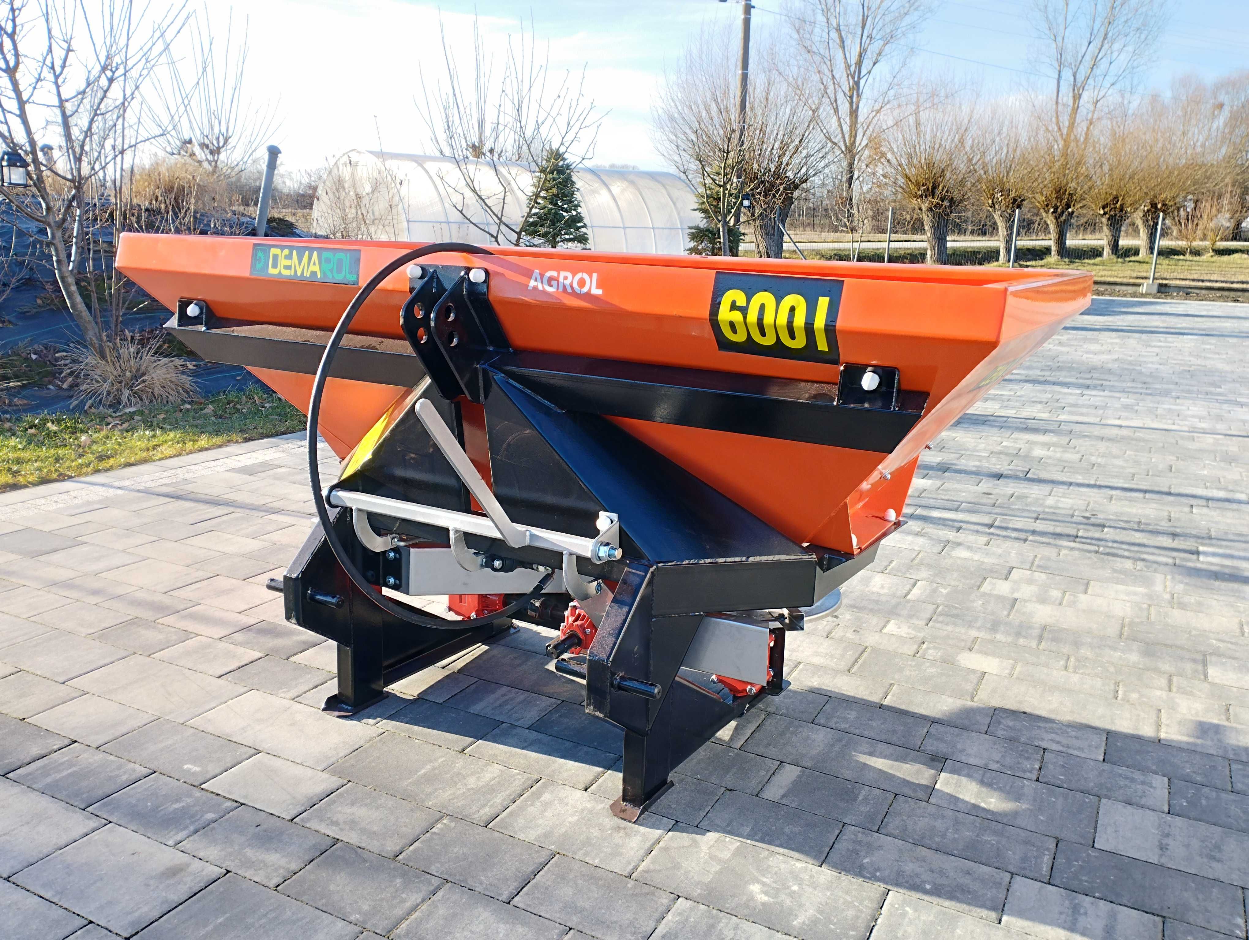 Rozsiewacz do Nawozu Dwutalerzowy NOWY Hydrauliczny+Plandeka Wysyłka