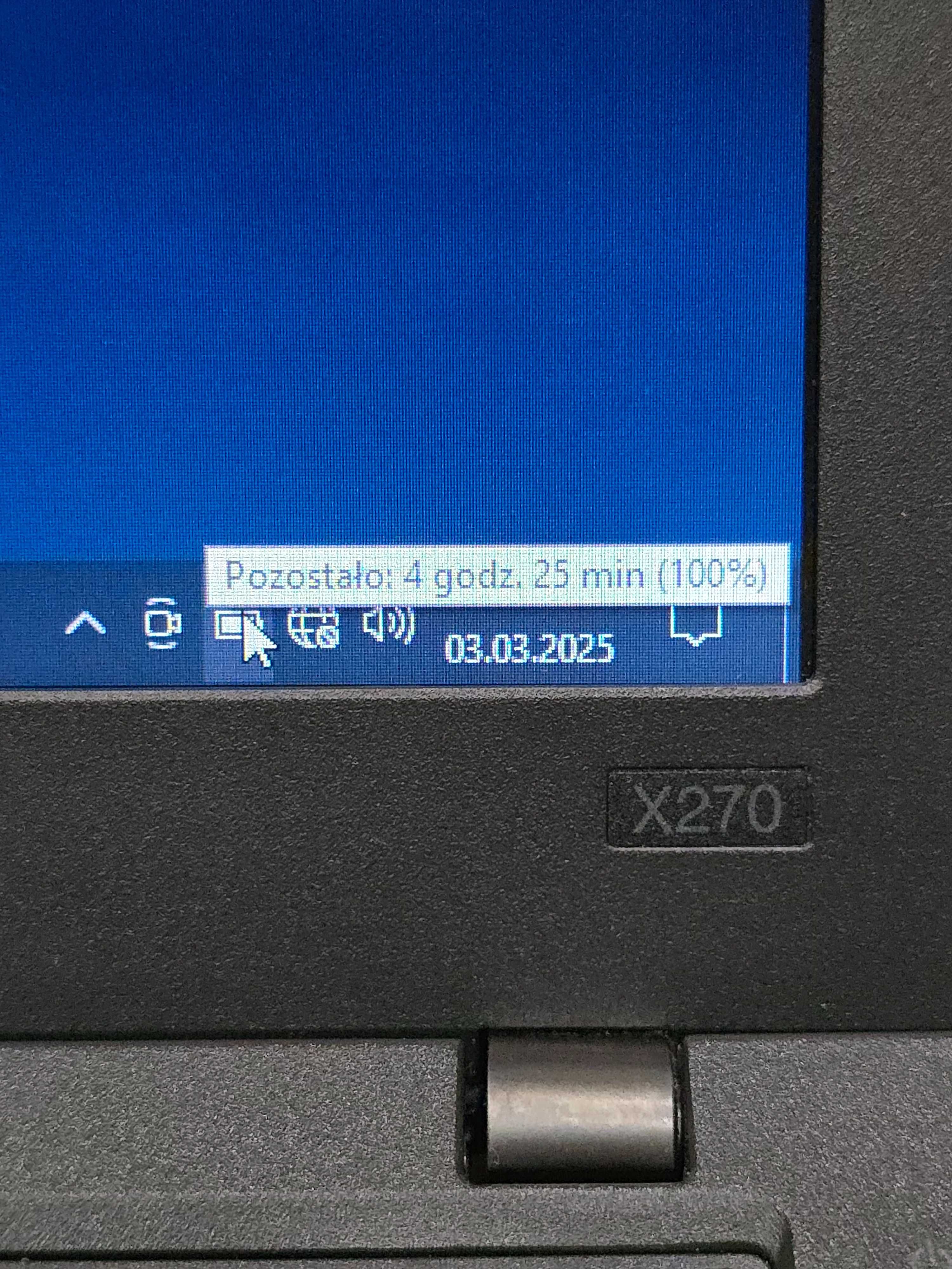 Fajny Zadbany Laptop Lenovo x270 i5/8 RAM/Dysk 240 GB Tanio