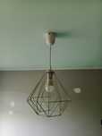Lampa druciana biała