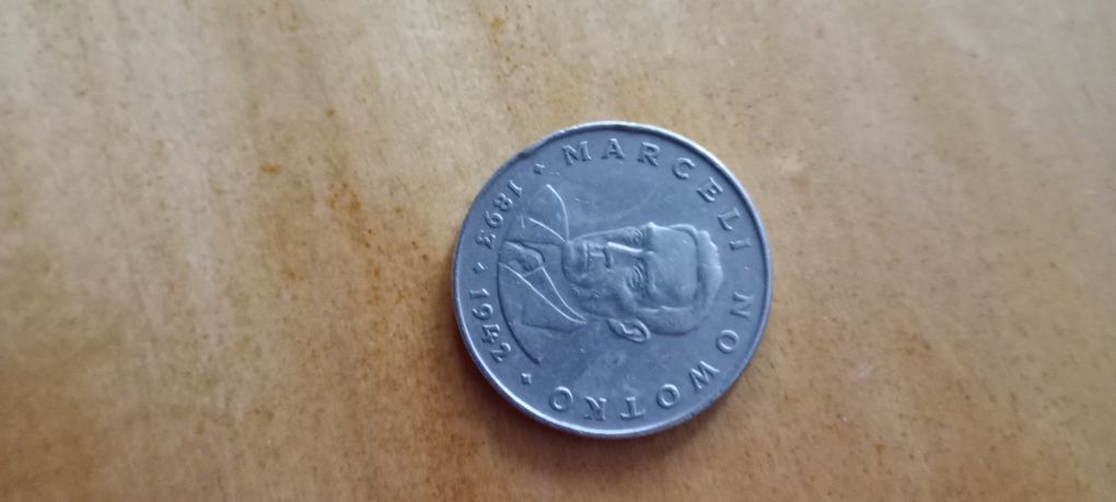 Moneta 20zł Marceli Nowotko 1976rok
