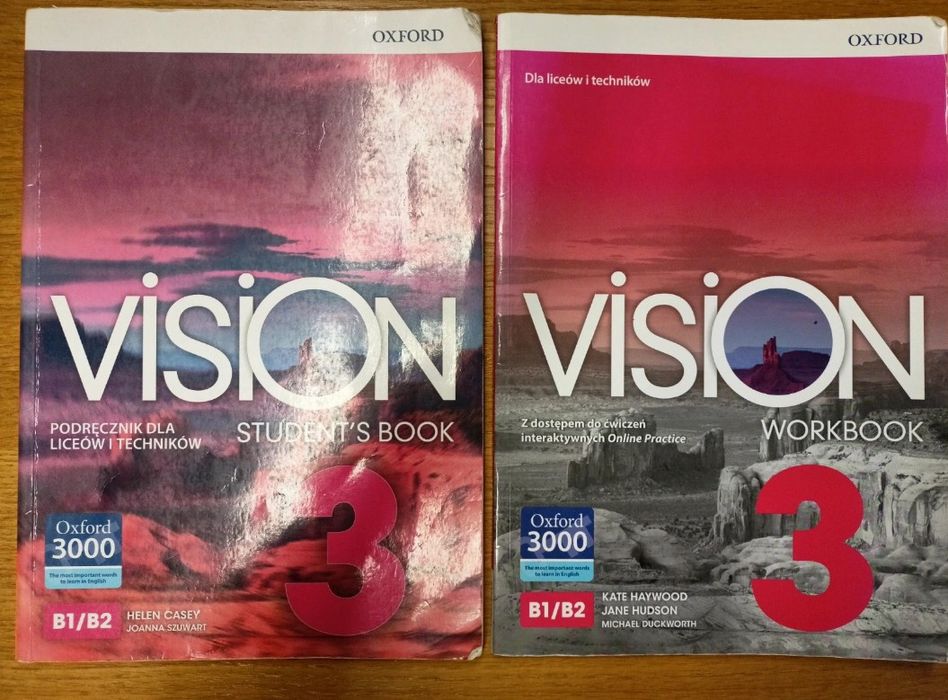 Komplet-Podręcznik Vision 3 plus zeszyt ćwiczeń