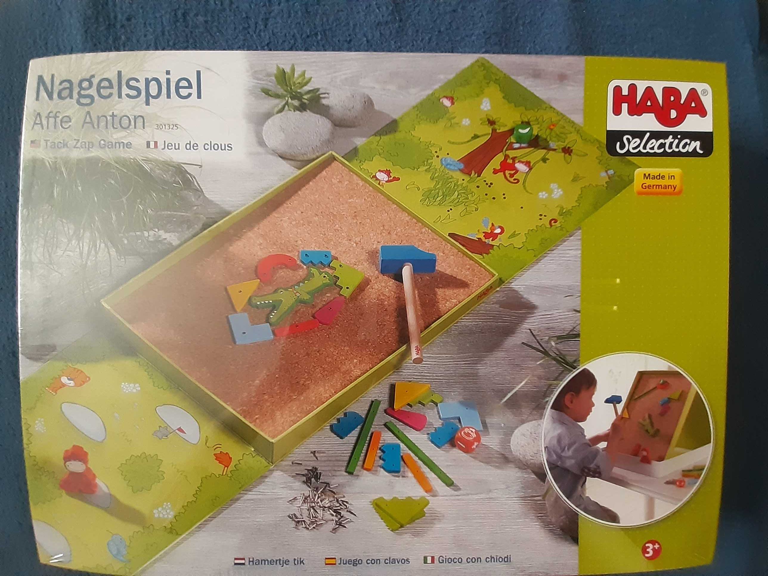 Nowa gra przybijanka Małpka Anton HABA, edukacyjna, sensoryczna