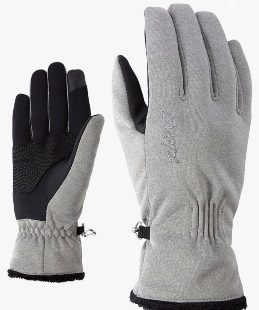 Стильні жіночі лижні рукавички ZIENER