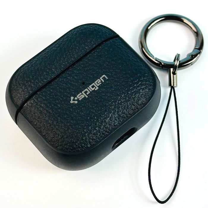 Чехол (накладка) Apple AirPods 3/Pro/pro2, Spigen Ring Leather Armor