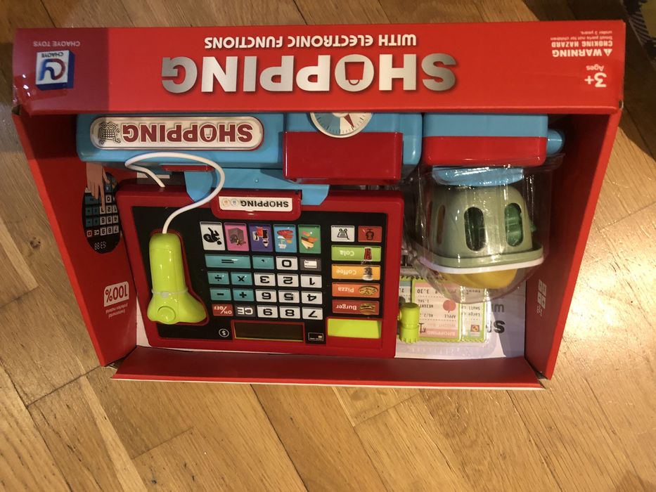 Kasa sklepowa zabawkowa dla dzieci