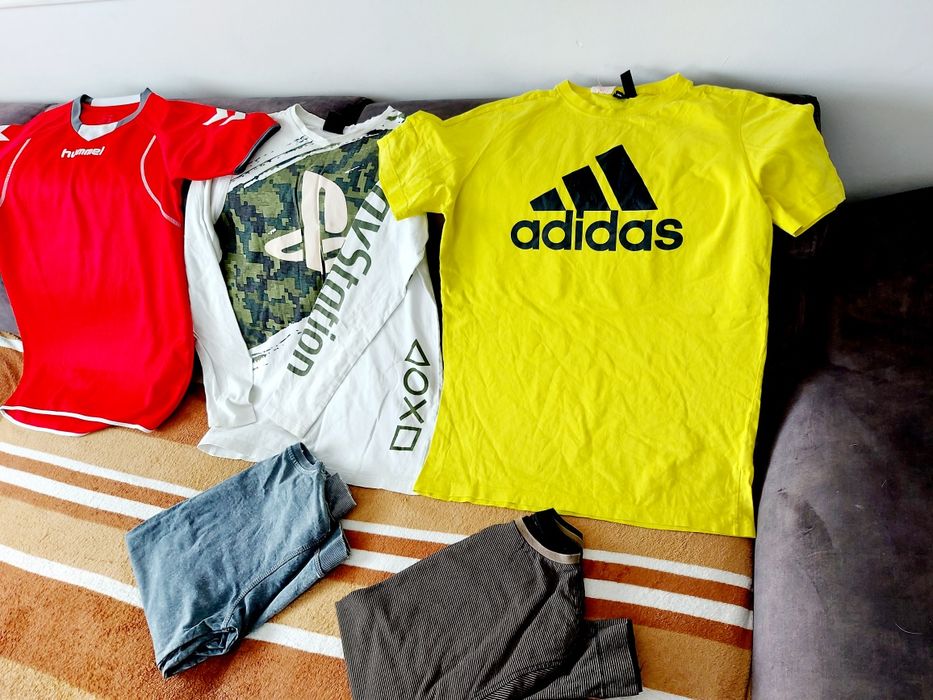 5 sztuk bluzki koszulki tshirty dla chlopaka 164 cm mix Adidas Reserve