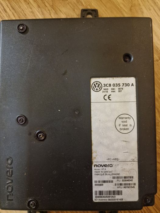 Moduł Bluetooth VW Skoda Seat 3C8 O35 730A