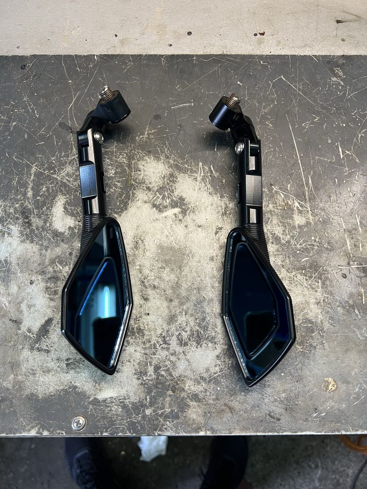Lusterka akcesoryjne motocyklowe aluminiowe