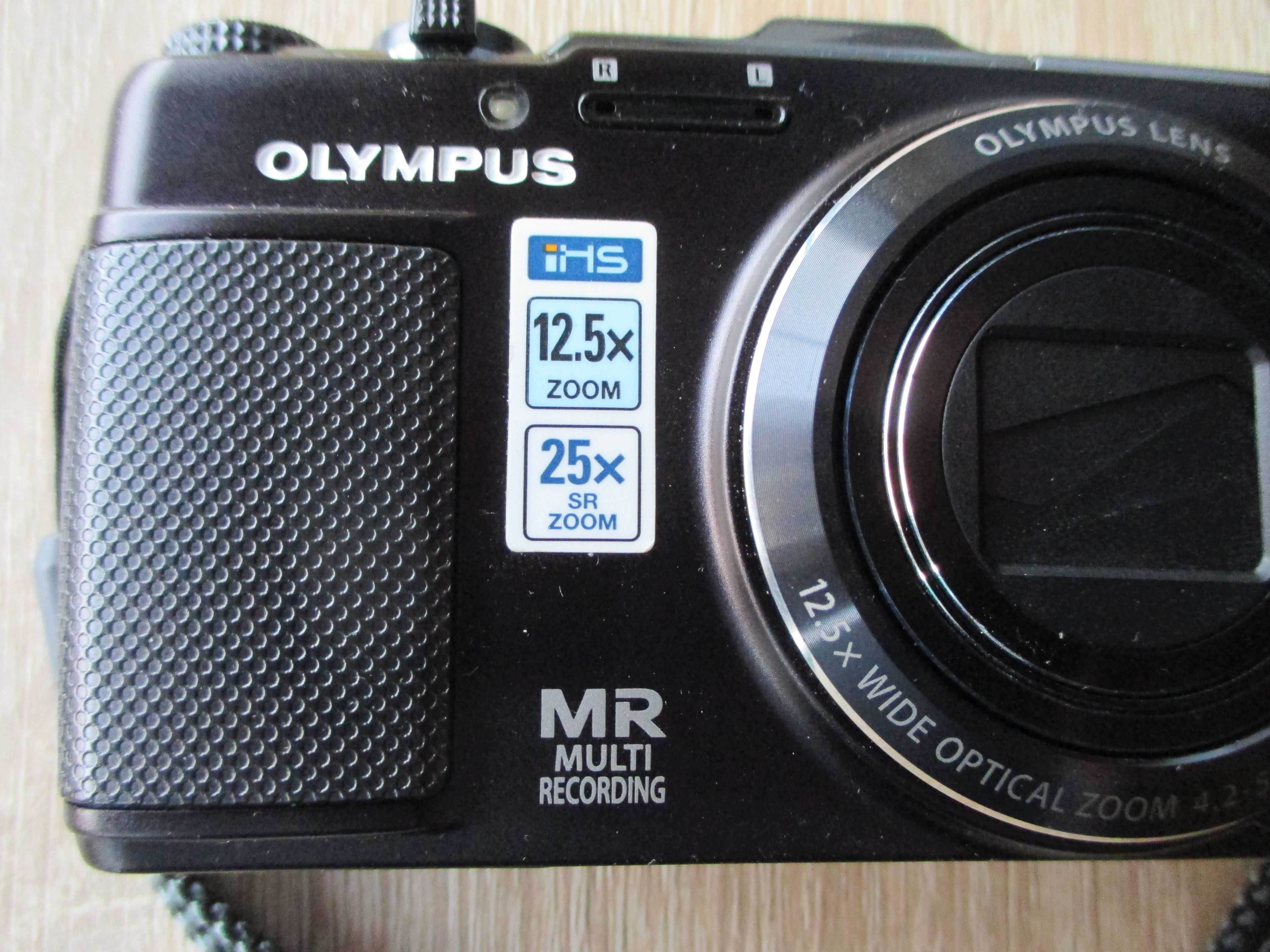 Aparat Olympus SH-25MR - duży zoom, GPS - pełen komplet + gratis