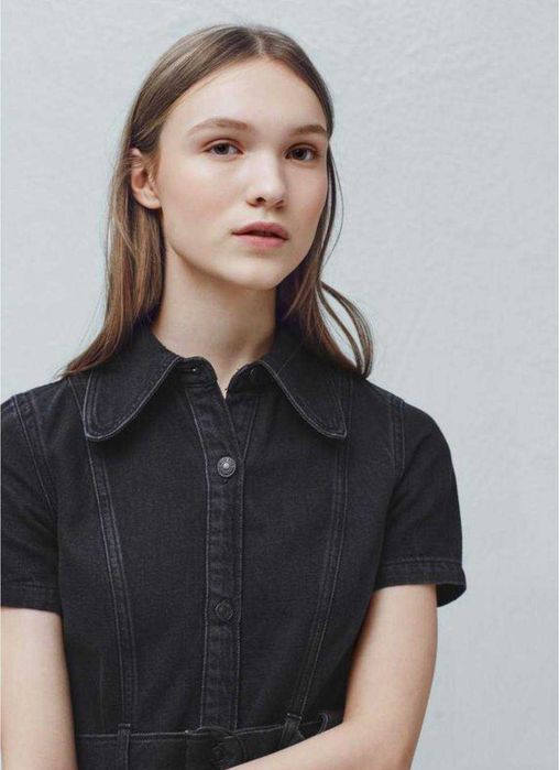 Джинсовое платье