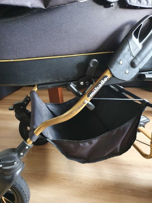 Wózek dla bliźniąt 3w1 Mikado Gold Star