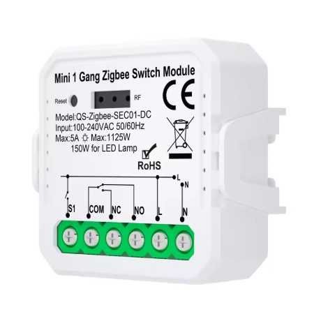 Przekaźnik beznapięciowy / ZigBee / Tuya / sterownik do pieca / NO NC