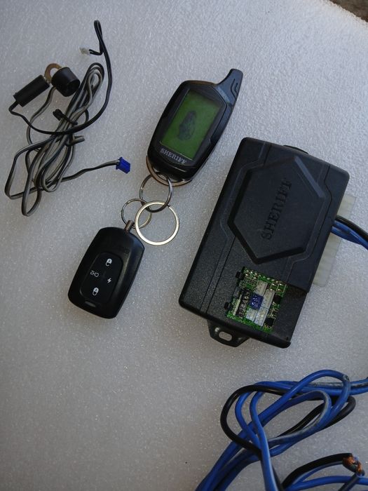 автосигнализация Шериф ,брелок +запчасти