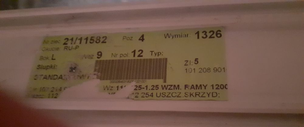 Okno Veka białe nowe