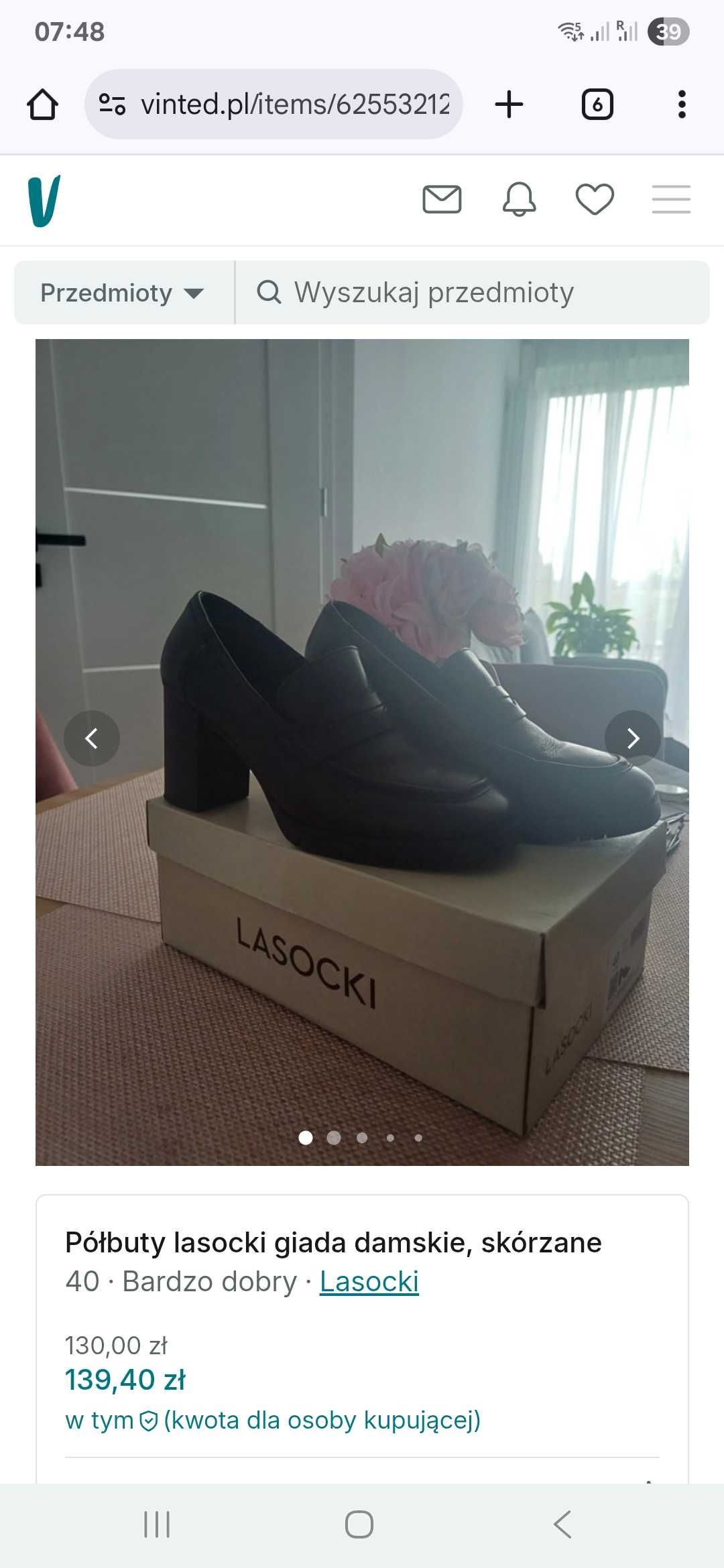 Buty Lasocki (giada półbuty)