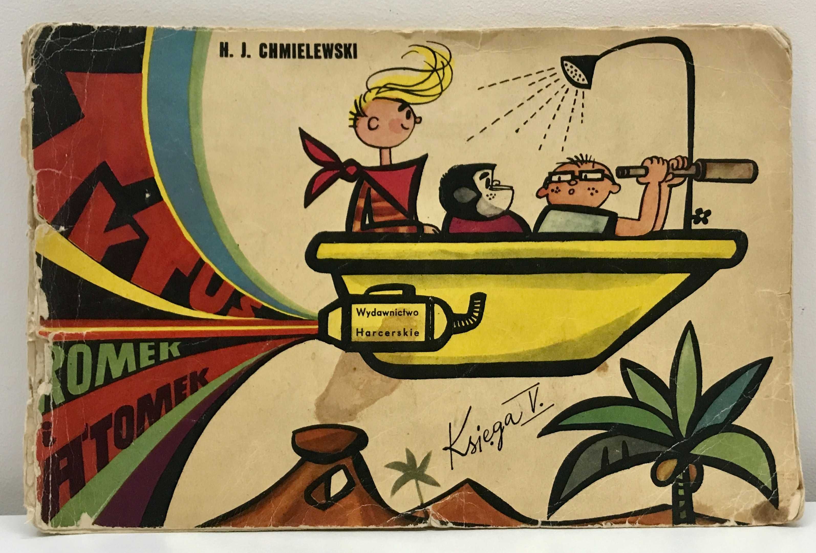 Komiks Tytus Romek i Atomek Księga 5 Podróż Do Ćwierć Koła Świata 1970