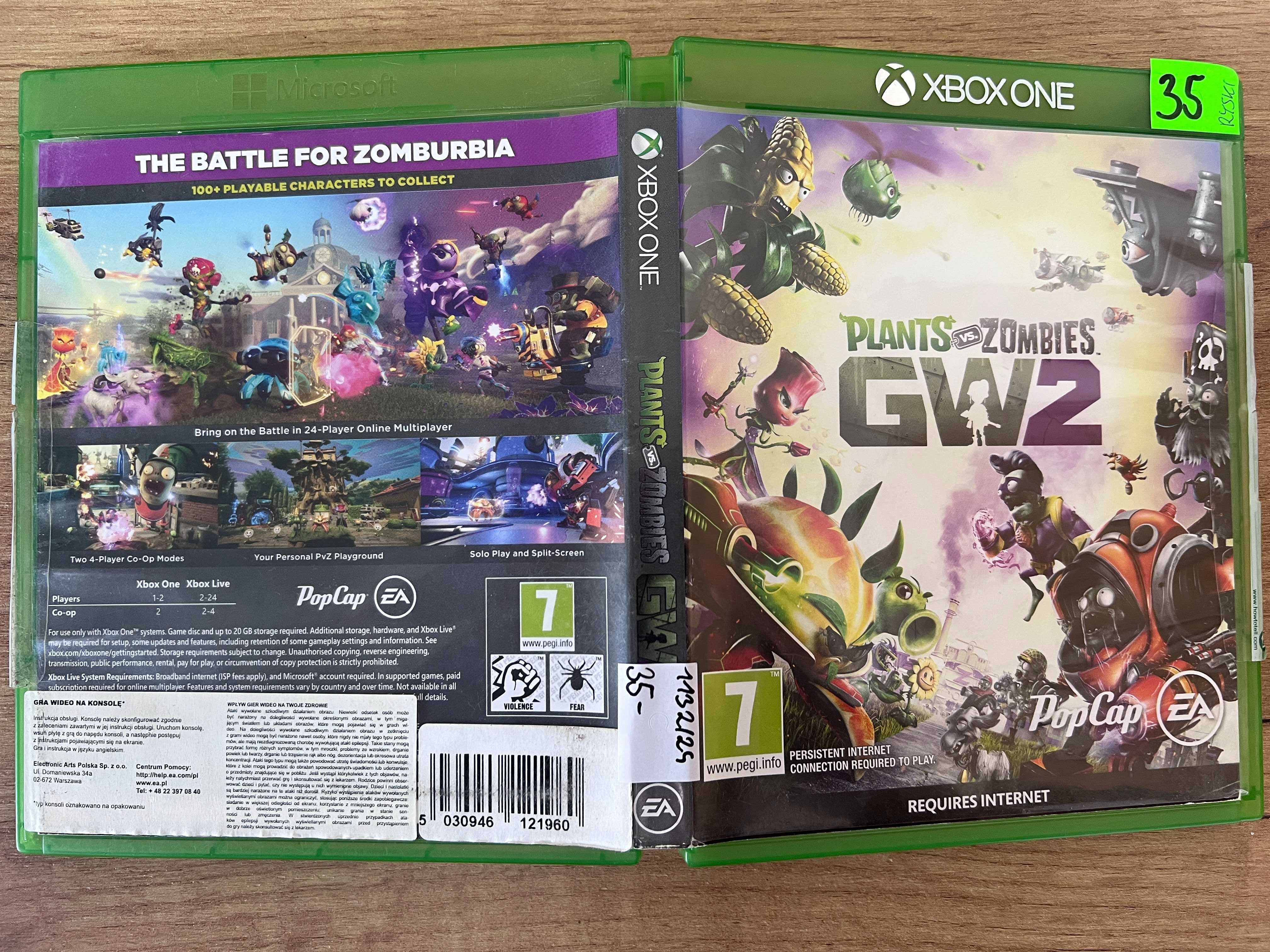 Plants vs Zombies GW 2 Xbox One | Sprzedaż | Skup | Jasło Mickiewicza