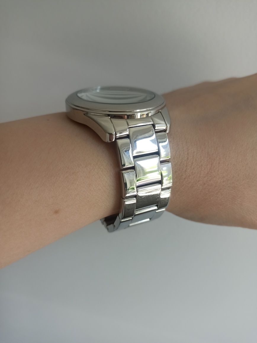 Zegarek Guess W1082L1 G Twist  Srebrny