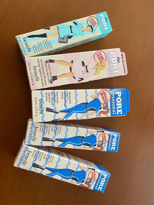 Benefit baza pod makijaż The Porefessional różne rodzaje