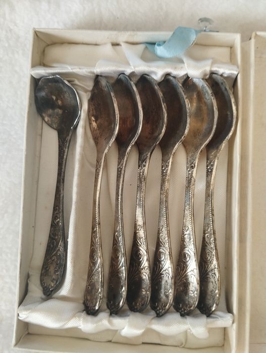 Stare łyżeczki zestaw