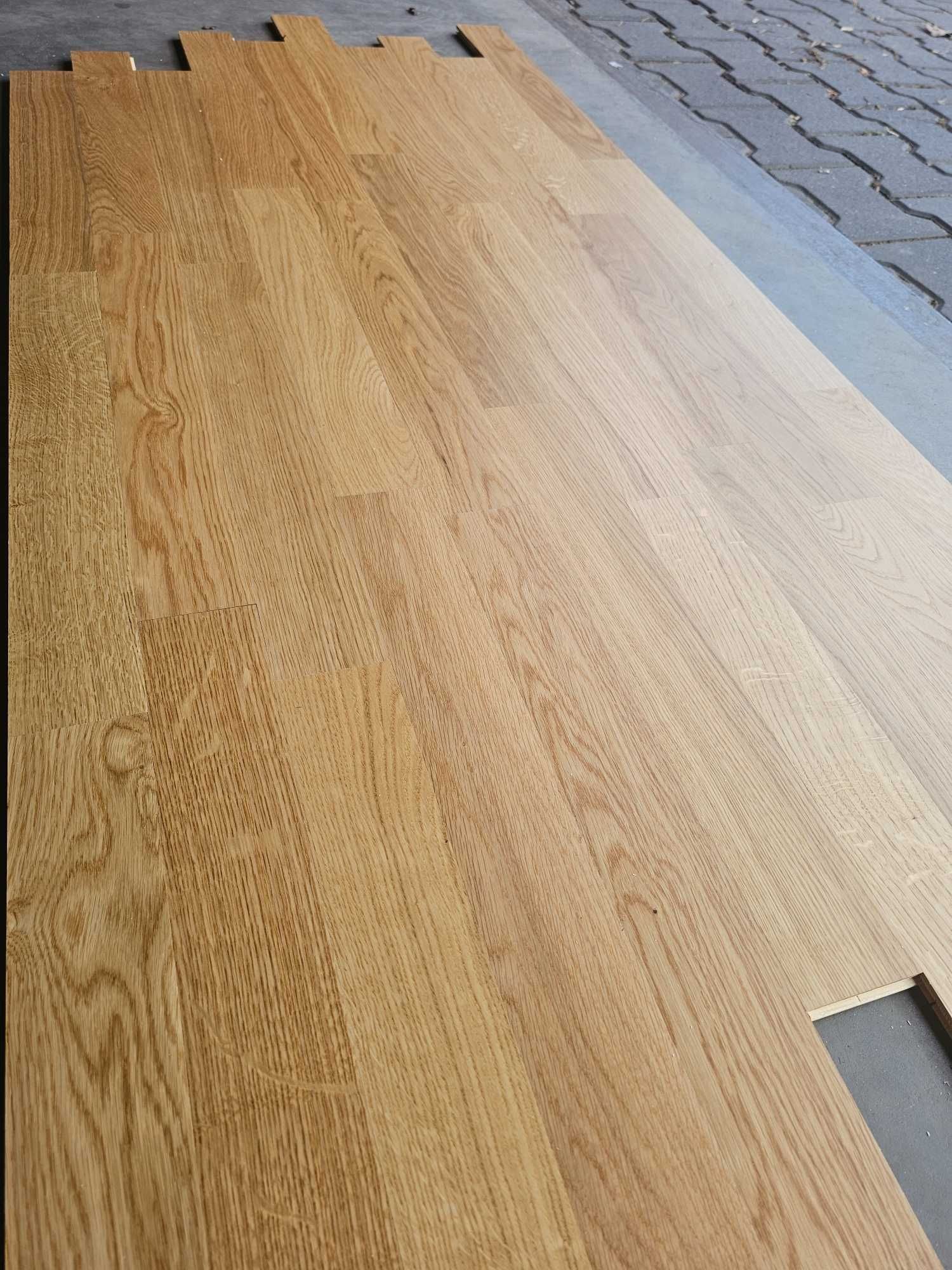 Parkiet dąb lakier 10x70x490 (30 m2) klasa natur