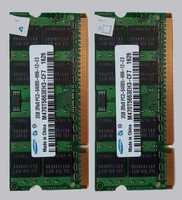 Dwa RAMy 4GB 2x2 / DDR2 / Samsung