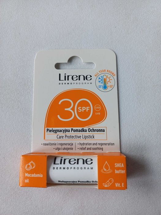 Lirene Pielęgnacyjna pomadka ochronna SPF 30     4,6g