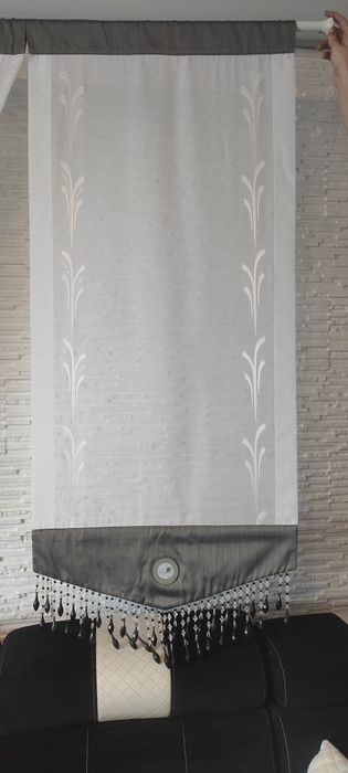 Firany Panele z Kryształkami Glamour