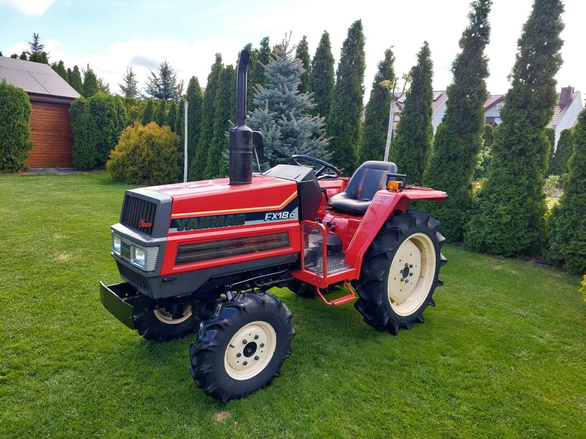 Traktorek Yanmar FX18 18KM  4x4 Oryginał 422mth Jak Nowy Faktura