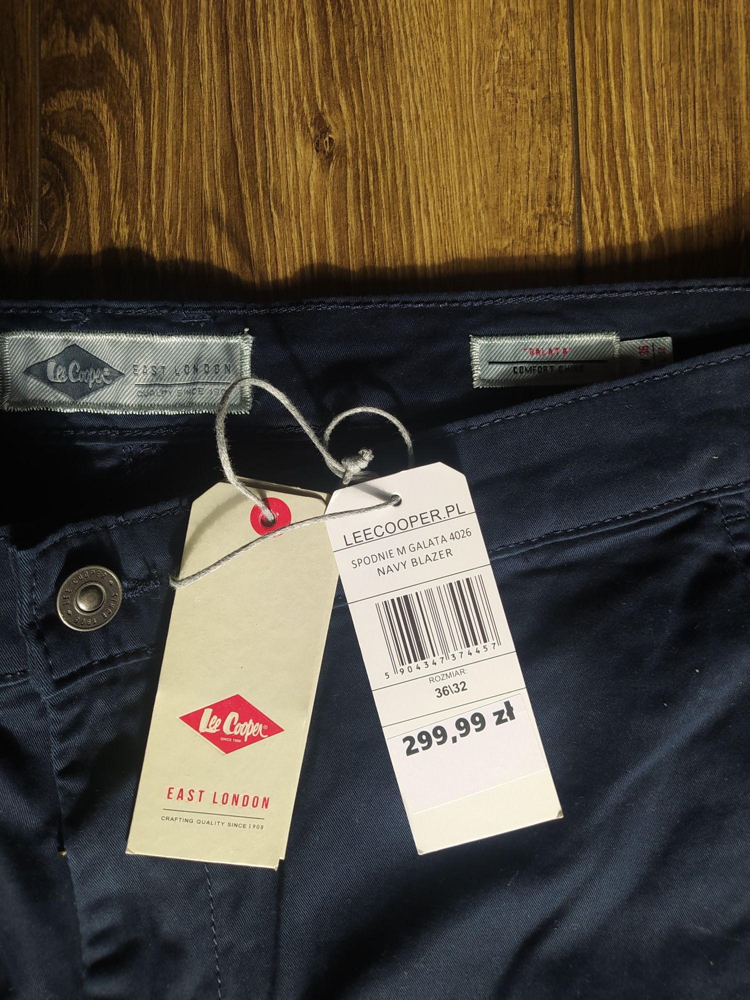 Spodnie męskie, Chinosy, nowe z metka, Lee Cooper. W36/L32