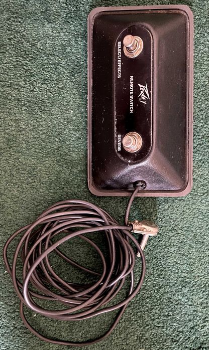 Pedal footswitch Peavey original - 2 botões (Reverb-Effects)