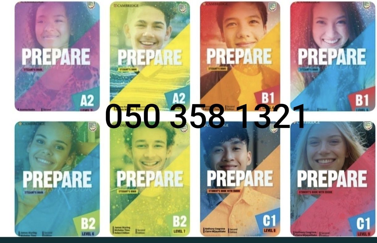 Prepare 5, 6, 7, 8 . Всі рівні, Всі матеріали.