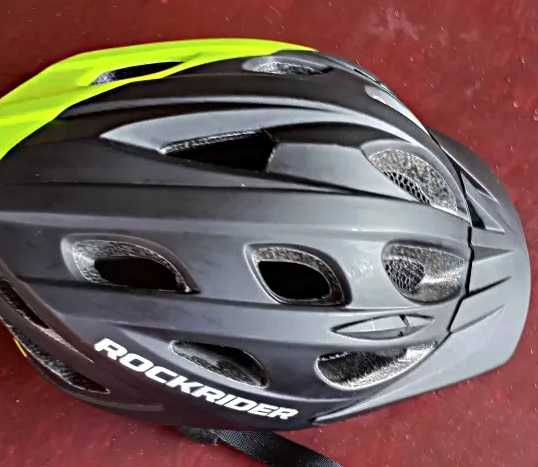 Kask rowerowy dla dzieci Rockrider MTB, Rozmiar S