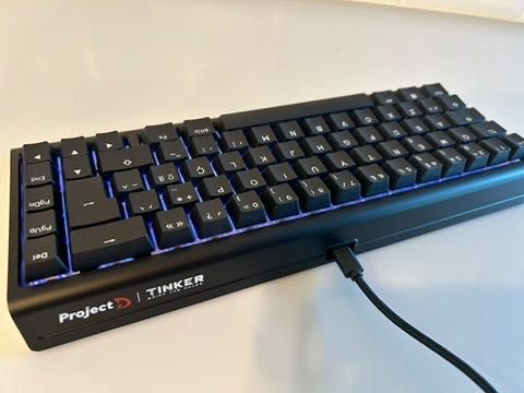 Teclado Ducky Tinker65 65% RGB Black MX-Red