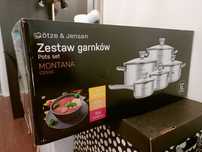 Nowy zestaw garnków GÖTZE & JENSEN 10 elementów