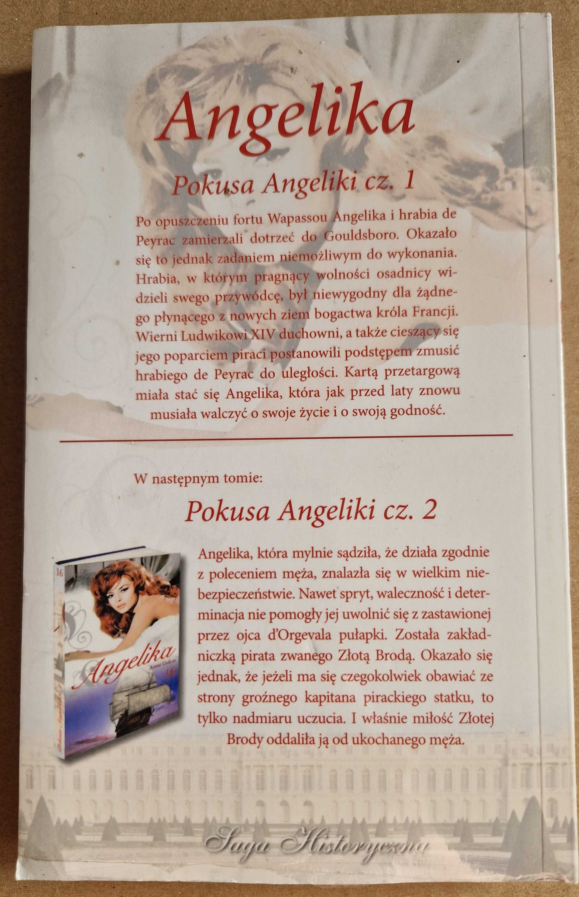 Angelika tom 15 (Pokusa Angeliki cz.1.) Anne Golon nowa zafoliowana