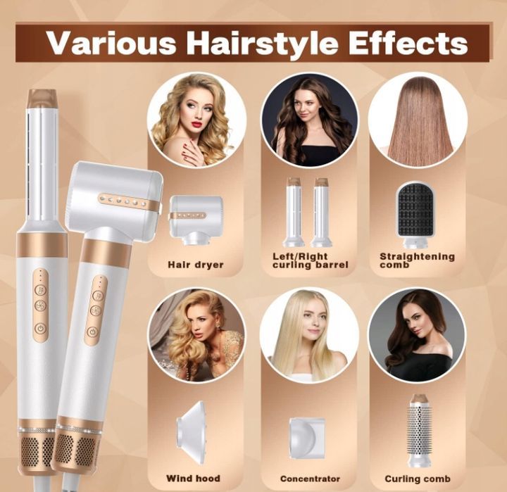 Suszarka do włosów Air Styler 7w1 z diamentami Ukliss POWYSTAWOWY